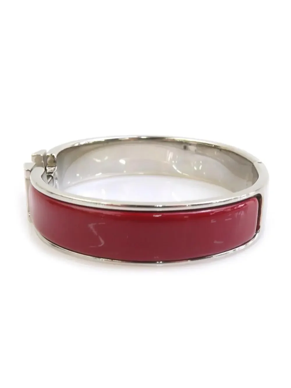 Auth Hermes Clic Clac H Bangle Bracelet #302676H49B